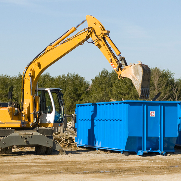 what happens if the residential dumpster is damaged or stolen during rental in Lewiston